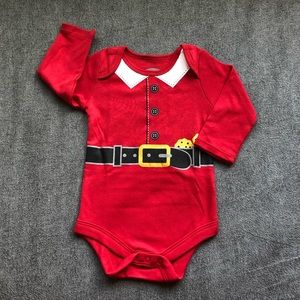 Santa’s Little Helper Ling Sleeve Onesies